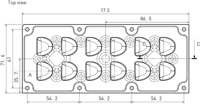 2x6 mechanical drawing