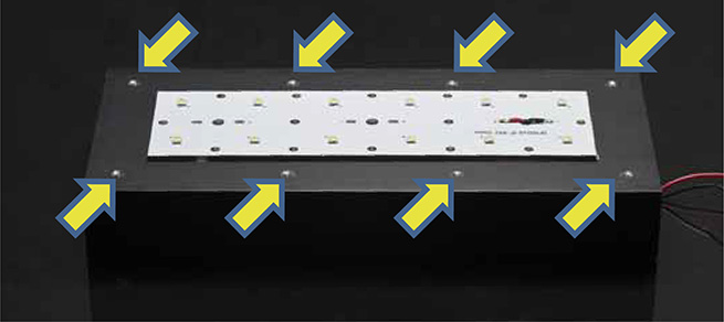 2x6 screw thread holes