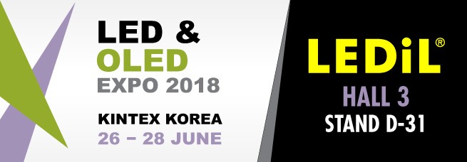 LEDiL at LED and OLED expo Korea 2018