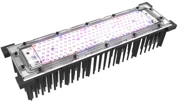 Reference design Cezos GrowEmity 120 with LEDiL DAHLIA LED optics for horticultural lighting