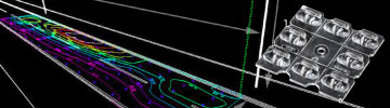 M4 street lighting with LEDiL STRADELLA-8-HV-CSP-LN1 optics