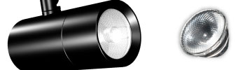 Check LEDiL track light luminaire example with OLGA led optics