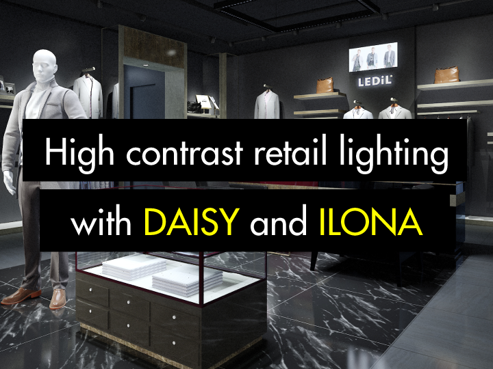 High contrast retail lighting with LEDiL DAISY and ILONA optics