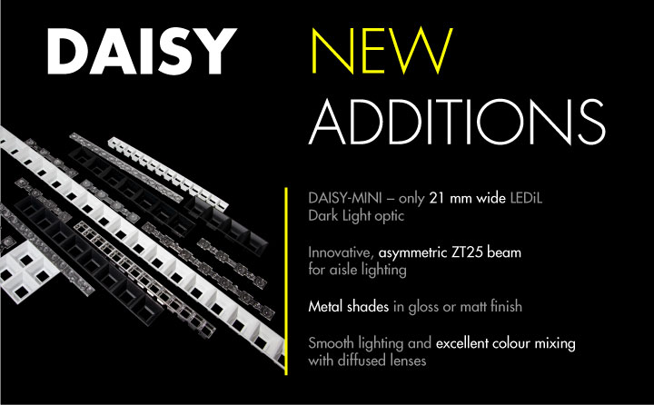 New additions to LEDiL Dark Light optics family DAISY