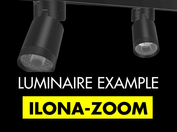 LEDiL ILONA-ZOOM luminaire example