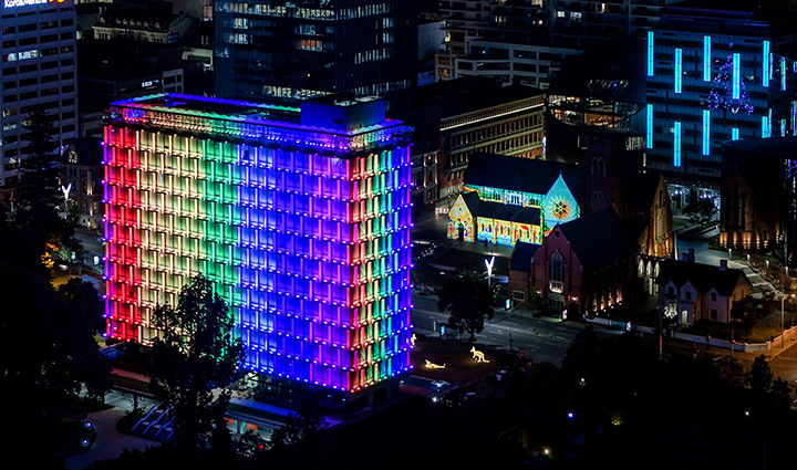 perth council house lighting