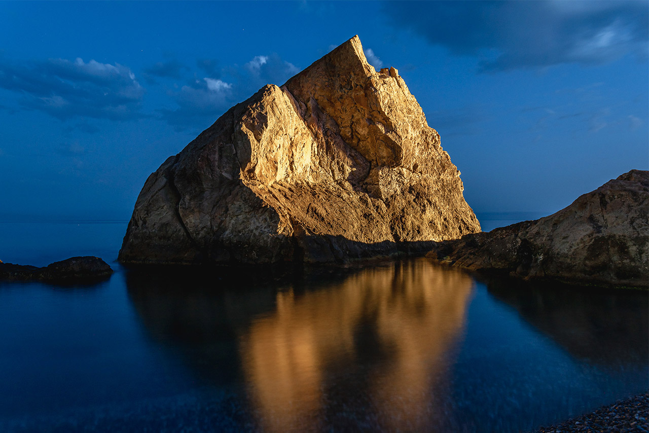 black sea coast rock