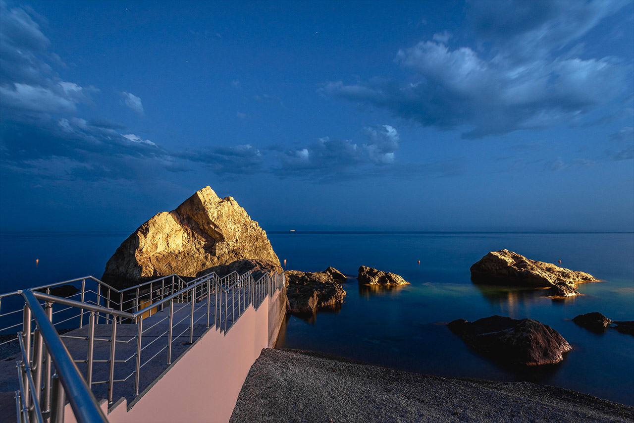 black sea coast rock