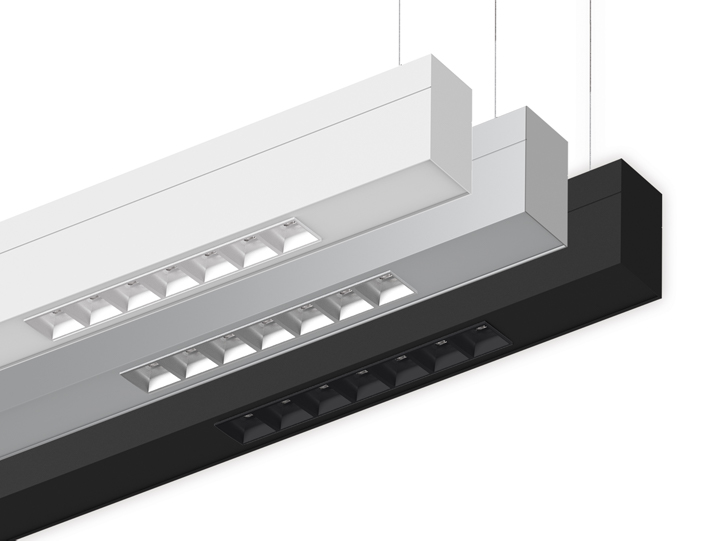 Lichtwerk luminaire with LEDiL DAISY-7X1 optics