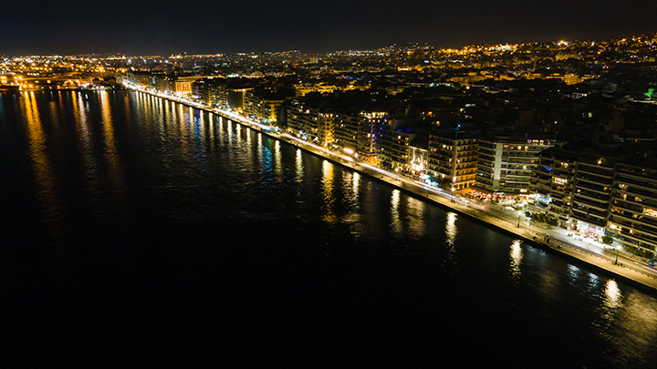 LEDiL STRADA optics direct light on Nikis Avenue in Greece