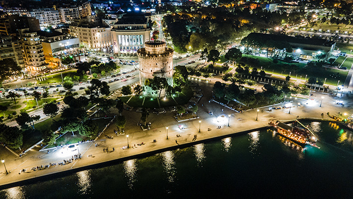 LEDiL STRADA optics direct light on Nikis Avenue in Greece