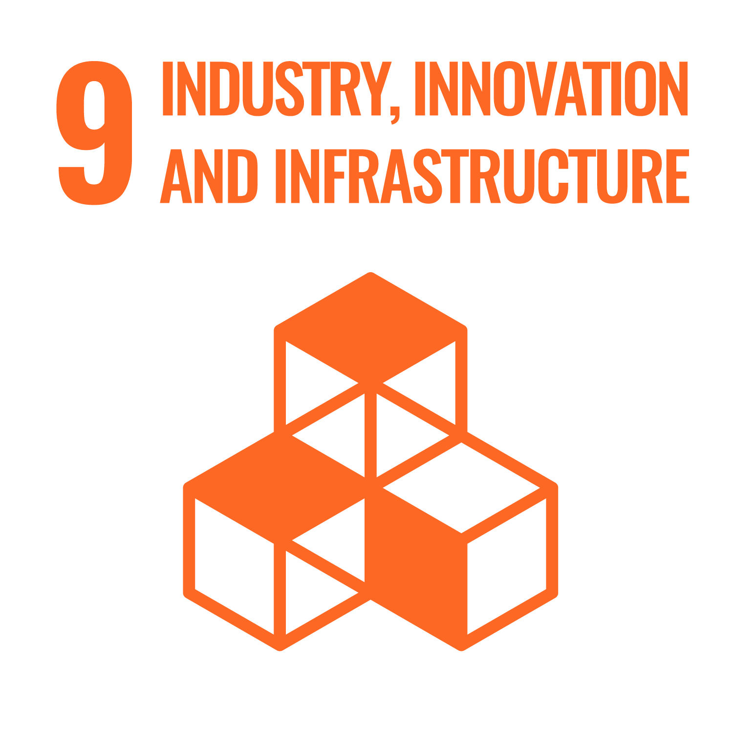 UN Development Goals Industry, innovation and infrastructure