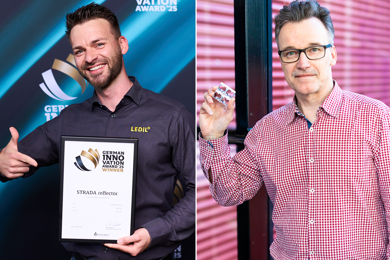 LEDiL-STRADA-2X2R-reflector-German-Innovation-Award-2025-Newsletter